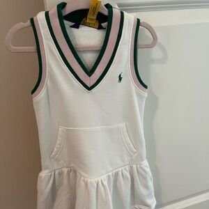 NWT Ralph Lauren Polo Cricket-Stripe Cotton Terry Dress